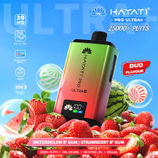 Hayati Pro Ultra Plus 25k Puffs Vape WATERMELON B, GUM / STRAWBERRY B, GUM
